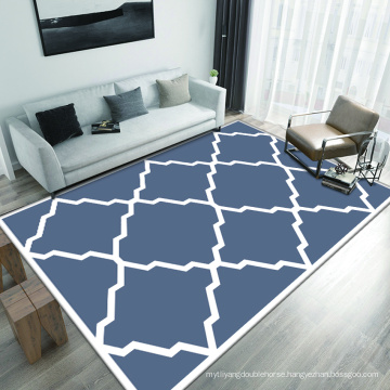 Carpet with abstract geometric  cartoon design